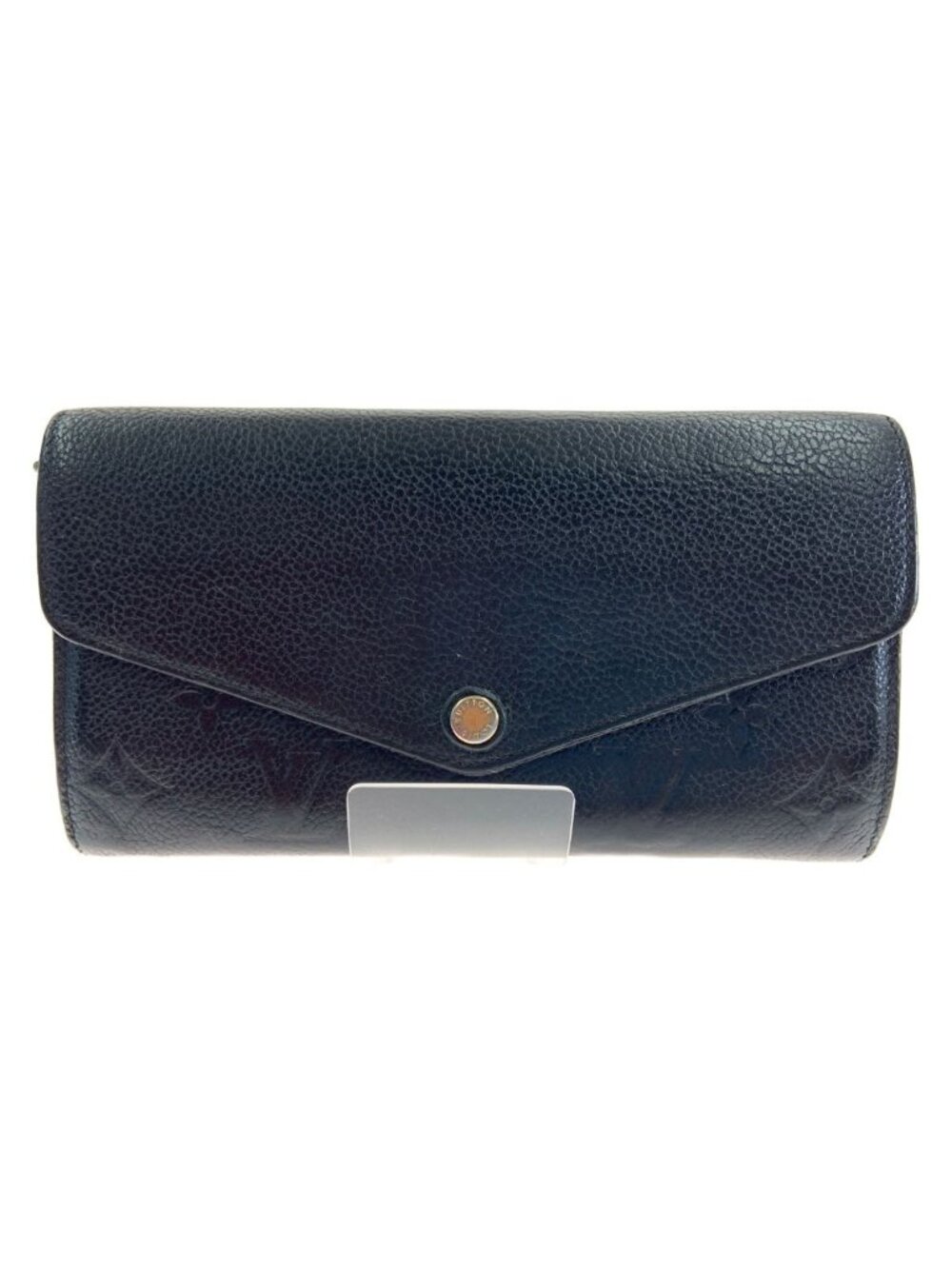Louis Vuitton Monogram Empreinte Portefeuille Sarah Bifold Wallet Black